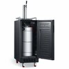Edgestar 15 Inch Wide 1 Tap Kegerator with Forced Air Refrigeration and Air Cooled Beer Tower KC1500BL